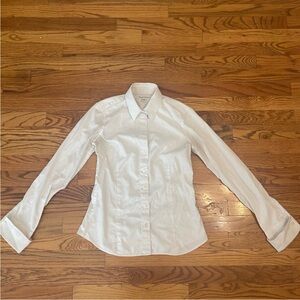 Banana Republic White Button Up Shirt